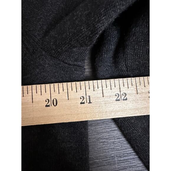 Lululemon Merino Wool-Blend Ribbed Crewneck Sweater in Heathered Black Large - Picture 8 of 9